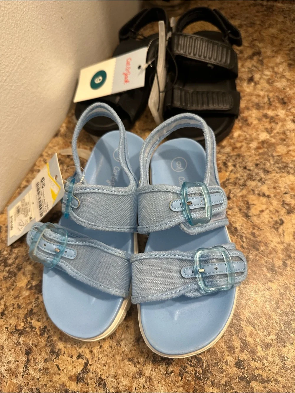 Cat & Jack Baby Blue Buckle Sandals